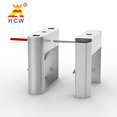 Semi Automatic Tripod Security Gates QR Code RFID Card Tripod Access Control System