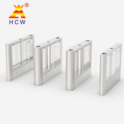 AC220V Optical Barrier Turnstiles pedestrian swing gate 600mm Passage Width