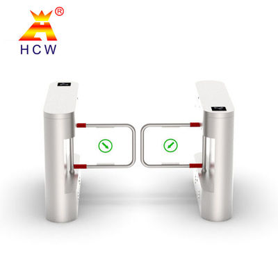 1mm Thickness Controlled Access Turnstiles Half Height Turnstile 53cm Lane Width