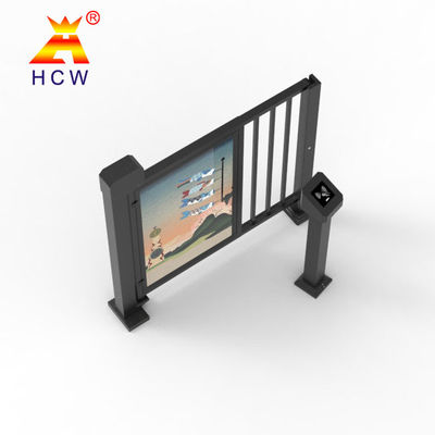 Light Box Commercial Advertising Barriers Boom Gate 1-4m Arm