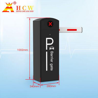 HCW DC Motor Automatic Boom Parking Barrier Gate Straight Pole Or Folding Arm Barrier