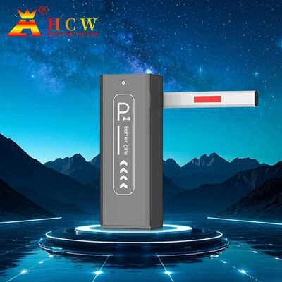 HCW ANPR Or LPR Boom Barrier Traffic Arm Barrier Pole Gate 3-6m Length RS485