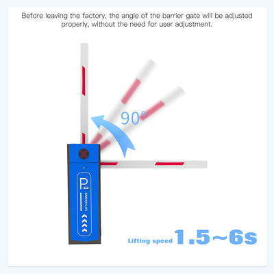 HCW DC140W Road Gate Barrier High Speed Rising Arm Barrier IP54