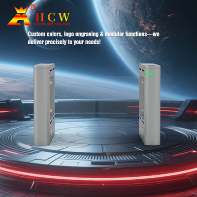 Access Control Supermarket Swing Gate IP54 130W High Speed Gate