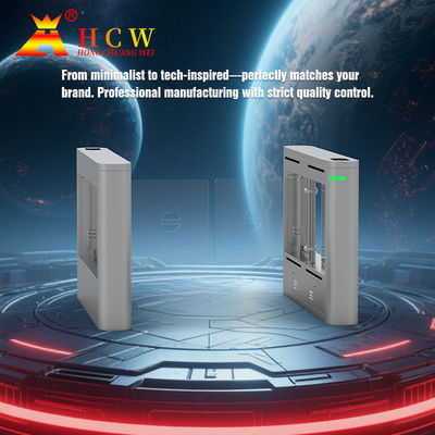 Access Control Supermarket Swing Gate IP54 130W High Speed Gate