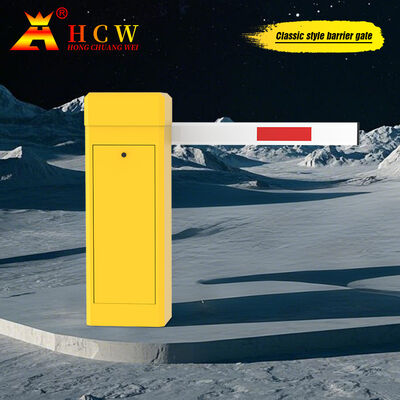 HCW Barrier Turnstile Gate with Customizable 2-6m Arm Cold Rolled Steel Housing and DC Brushless Motor for Secure Access Control
