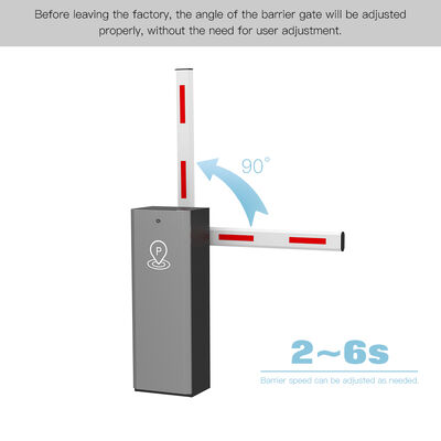 HCW Barrier Turnstile Gate with 3-6S Adjustable Speed 8A/30A Rated Current and 1 Year Warranty for Secure Access Control