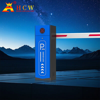 HCW 24V Adjustable Arm Speed Pole Barrier Gate with 2-6m Boom Length for High Safety Parking Control