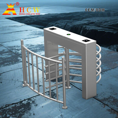 HCW Automatic Turnstile Gate with Biometric Integration RS485 Interface and 20 People/Minute Throughput