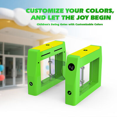 HCW Automatic Turnstile Gate - CW436 Children's Safety Series Width 30~40 people/minute Throughput and 3 Million Trouble-Free Runs
