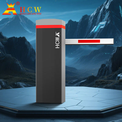 HCW Porte de barrière de stationnement Moteur sans balai à grande vitesse 150W automatique avec lumière LED pour le parking