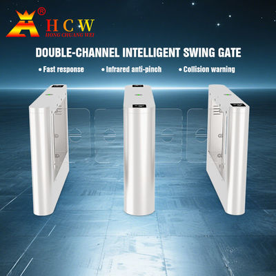 HCW Magnétique électronique Contrôle de la barrière de balancement Porte tourniquet pour le contrôle d'accès