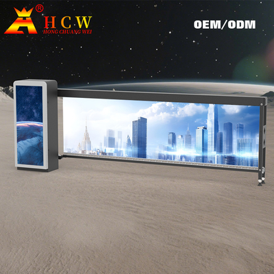 Led Light Box Fence Arm Barrier Gate Advertising Electric Parking Barriers 140W/200W