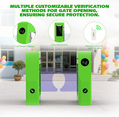HCW Automatic Turnstile Gate with 600~750mm Passage Width 30~40 people/minute Throughput and 3 Million Trouble-Free Runs